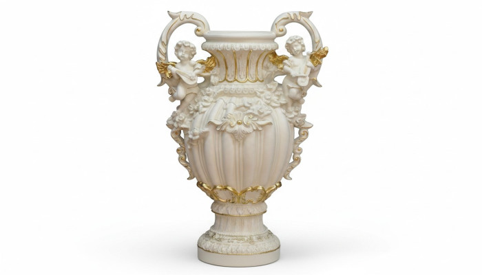 Vase XXL Décoration de table Vases décoratifs Style antique Figurine Sculpture Calice Rome 71cm
