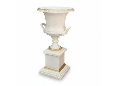 XXL Décoration de salon classique Style ancien Vase Vases décoratifs Statue Sculpture