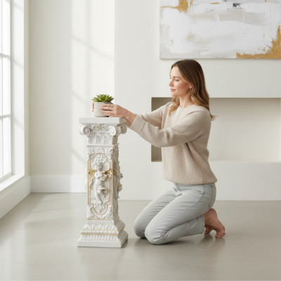 Conception des colonnes colonne Antique colonnes décoratives colonne fleur Stand socle 1073