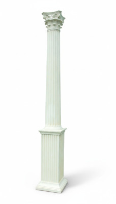 313 cm Style colonne XXL 1900 Style antique grec ancien Restaurant Café