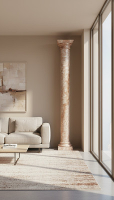 Ameublement VIP Colonne de luxe Colonne de style antique 275cm XXL Antique Romain
