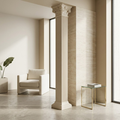 XXL colonne grecque antique style design colonnes de luxe supports nouveaux 300 cm grands