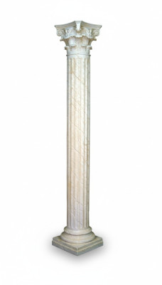 Colonnes de design antiques de style grec XXL supports de luxe nouveaux 224cm Big nouveaux
