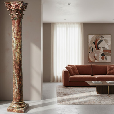 XXL colonne grecque de style antique, design de colonnes de soutien de luxe, nouvelles 210 cm grandes nouvelles