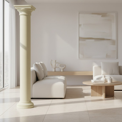 Style antique de colonne grecque XXL Design colonnes de luxe Supports nouveaux de 300 cm Big nouveau