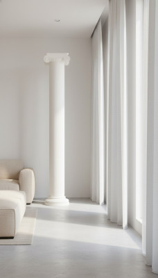 XXL Grec 300 cm Grand Style Design Colonnes de Luxe Soutiens Colonne Antique