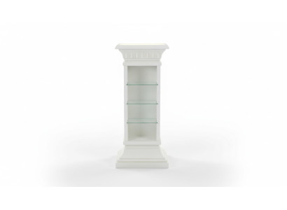 Vitrine de design Étagère Colonne en verre Présentoirs Étagères Lampe Armoire Salon 6893