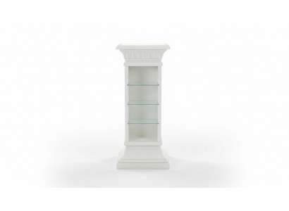 Vitrine de design Étagère Colonne en verre Présentoirs Étagères Lampe Armoire Salon 6893