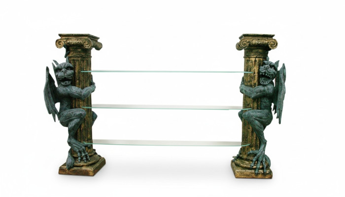 Vitrine de design Étagère Colonne en verre Vitrines Étagères Figurines décoratives Armoire 1834 nouveau