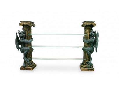 Vitrine de design Étagère Colonne en verre Vitrines Étagères Figurines décoratives Armoire 1834 nouveau