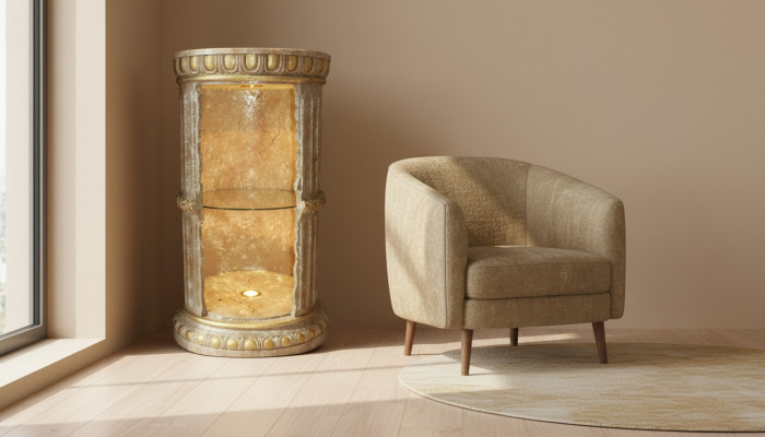 XXL colonne grecque antique style design colonnes supports de luxe nouvelles 102cm Grandes nouvelles