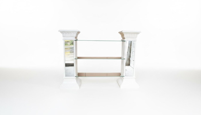 Étagère de design XXL Vitrine Colonne Vase Décoratif Miroir Décoration Déco 1838 nouveau