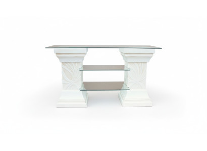Vitrine de conception Étagère en verre Colonne de vitrine Étagères TV Armoire Salon 1841 nouveau