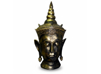 Buddha  Figuren Budda Skulptur Buddhismus Statuen Thailand Feng Shui Deko Büste