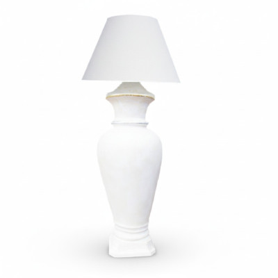 Lampe sur pied design Vase XXL Lampe sur pied Étagère Étagère illuminée Vitrine 132cm