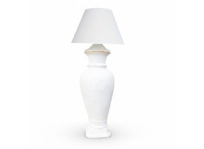 Lampe sur pied design Vase XXL Lampe sur pied Étagère Étagère illuminée Vitrine 132cm