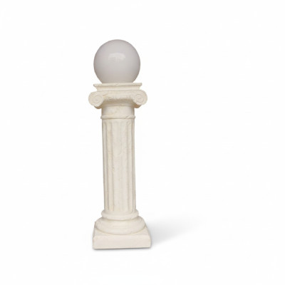 Colonne Éclairée Décoration Colonnes Lampe Luminaire Chiffres Sculpture Sculptures