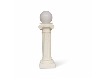 Colonne Éclairée Décoration Colonnes Lampe Luminaire Chiffres Sculpture Sculptures