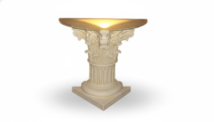 Colonne Décoration Illuminée Colonnes Sculptures Lampe Luminaire Figures Sculpture nouvelle