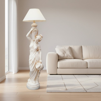 Lampe sur pied design lampe luminaire abat-jour décoratif éclairage 6828 nouveau