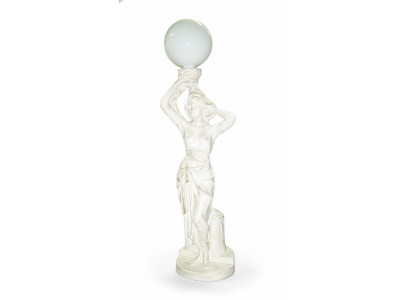 Style de lampe de sol à figure antique Lampe de sol Lampe Lampes Taille de la vie Éclairage