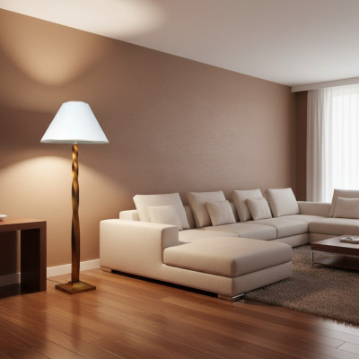 XXL Lampe sur pied de style romain Lampadaire Lampadaire Lampes Lamp 167cm