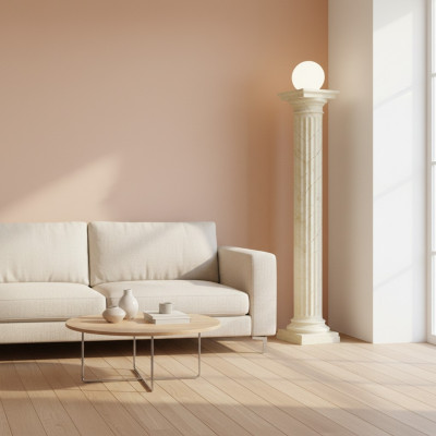 Design colonne lampe Lampe Abat-jour luminaire lampe décorative; colonne lampe de sol 6855 nouveau