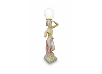 Lampe de sol de style ancien avec figurine de danse du ventre support de danseuse lampe luminaire sculpture nouvelles lampes