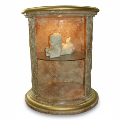 Conception vitrine colonne armoire vitrines étagère de stockage colonne illuminée chiffre