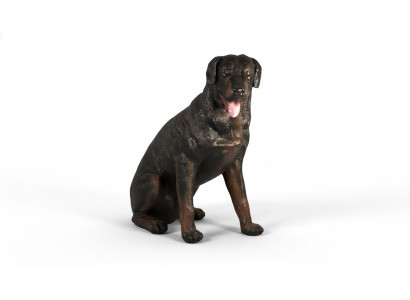 Figurine de chien Rottweiler en design, statue, sculpture, figures, sculptures, décoration 3007