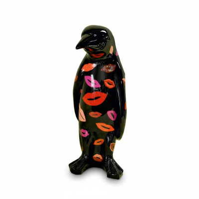 Conception Luxe Figure Sculpture Artisanale de Pingouin de 67 cm