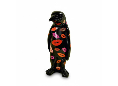 Conception Luxe Figure Sculpture Artisanale de Pingouin de 67 cm