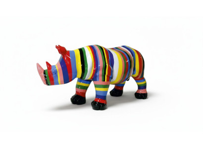 Conception Rhinocéros Figurine Statue Sculpture Figures Sculptures Décoration Déco 3092 nouveau