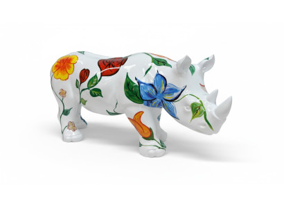 Conception Rhinocéros Figure Statue Sculpture Figures Sculptures Décoration Déco 3094 nouveau