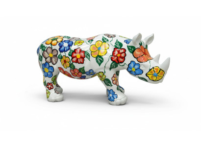 Conception Rhinocéros Figure Statue Sculpture Figures Sculptures Décoration Deco 3096 nouveau