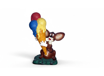 Souris de conception avec figurine de crème glacée Statue Sculptures Figurines Sculptures Décoration Glacerie