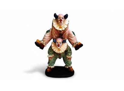 Conception Clown Acrobat Figure Statue Sculpture Figures Sculptures Décoration 5021