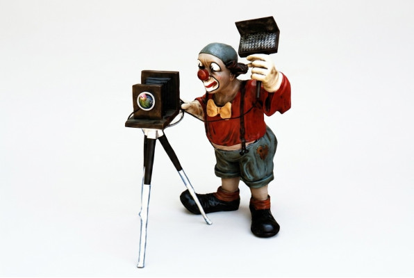 Conception figure de clown statue sculpture chiffres sculptures décoration décoration 5026 nouveau