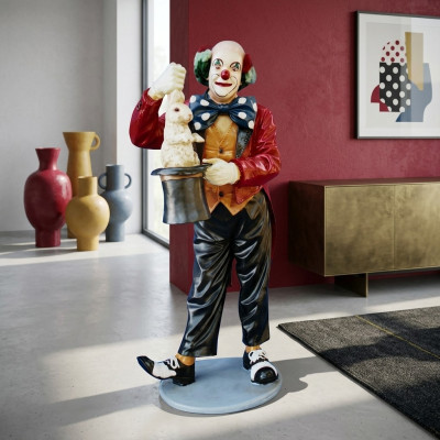 Conception de figure de clown magicien statue sculpture figures sculptures décoration décoration 5027