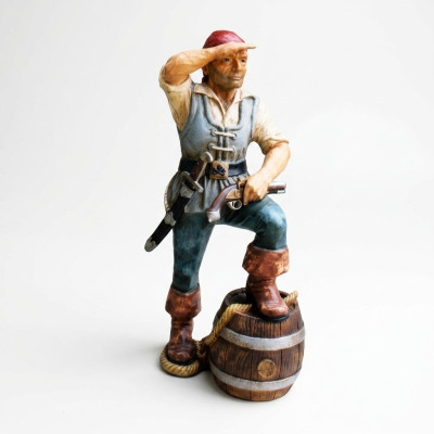 Conception de la statue de la figure du pirate sculpture figures sculptures décoration décoration 5601 nouvelle