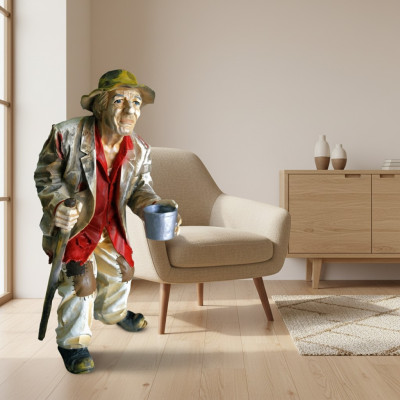 Design figure mendiant statue sculpture chiffres sculptures décoration décoration 5623 nouveau