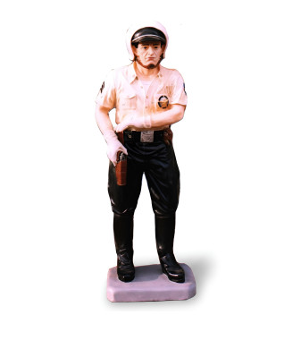 Figurine en statue de policier de l'autoroute des États-Unis Sculpture Figurines Sculptures Décoration Décoration