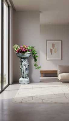 Pot de fleur plante pot naturel décoration figure pots de fleurs jardins vases