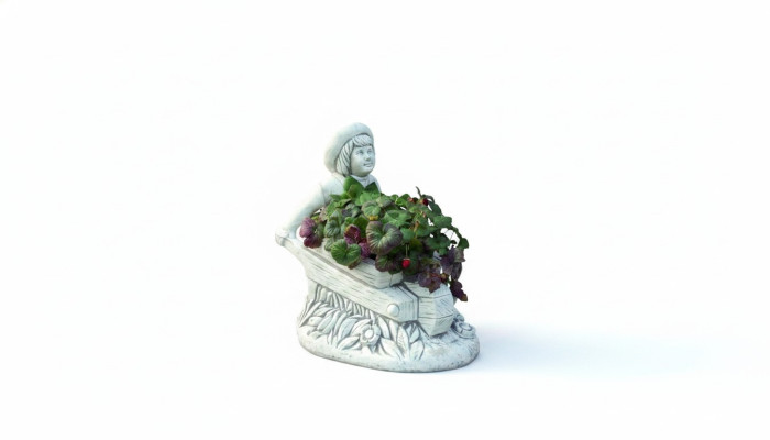 Pot de fleur pot de plante figure de décoration vases pots de fleurs naturels jardin