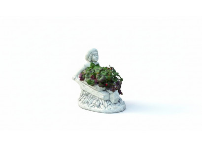 Pot de fleur pot de plante figure de décoration vases pots de fleurs naturels jardin