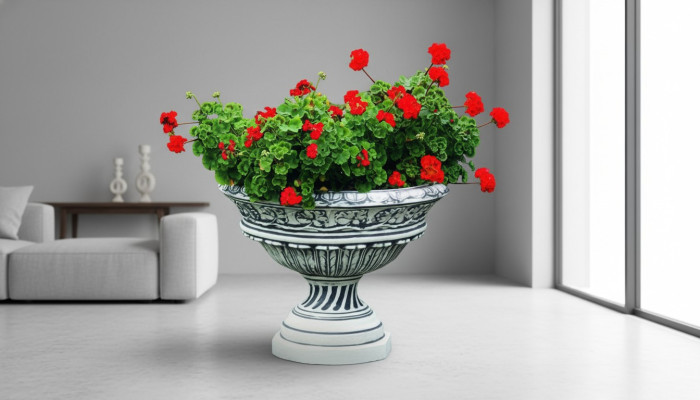 Pot de fleurs, pot de plante, figurine de décoration, vases nature fleurs pots de jardin