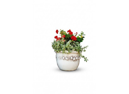 Cache-pot de fleur, pot de plante, figure de décoration, vases naturels, pots de fleurs de jardin
