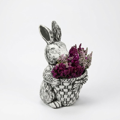 Pot de fleur naturel, pot de plante, figurine de décoration de pot de fleur de jardin vases