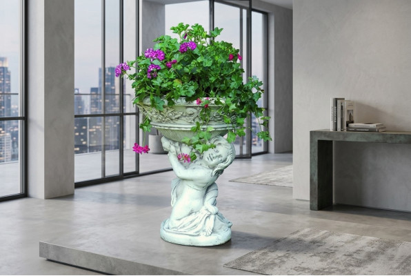 Pot de fleurs pot de fleurs figure de décoration vase de jardin pots de fleurs naturels