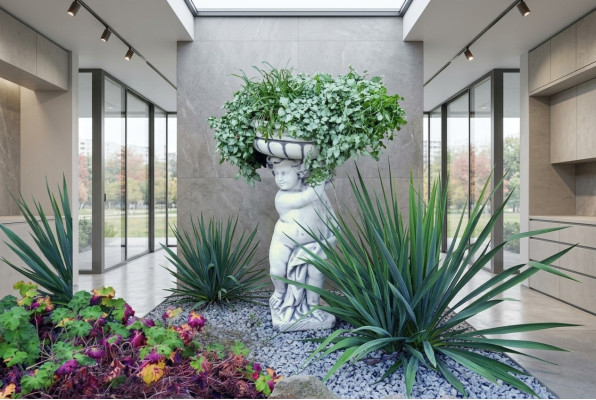 Pot de fleur pot de plante figure de décoration jardin nature pots de fleurs vases